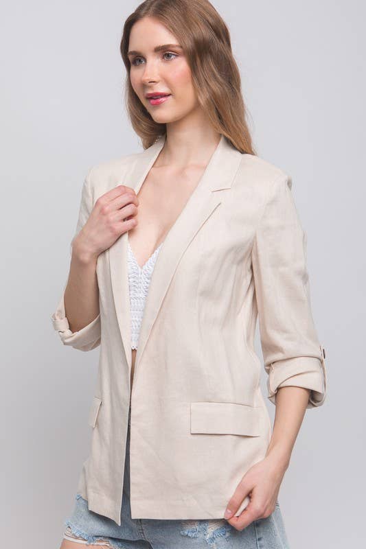 London Linen Blend Blazer