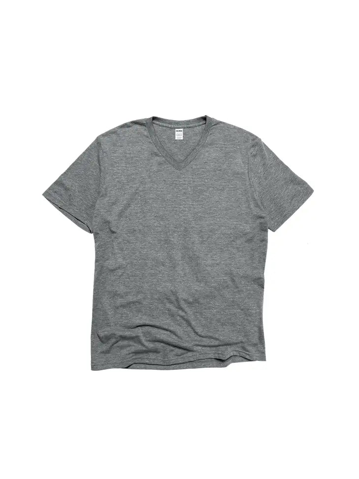 Unisex Eco-Tri blend Short Sleeve V-Neck