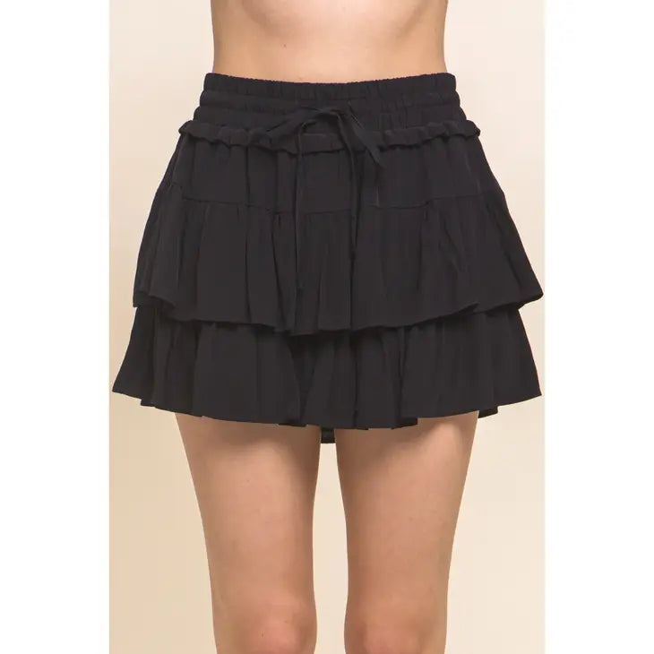 Ruffled Mini Skort