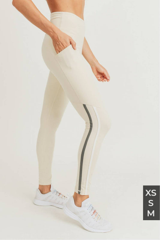 Pocket Panel High Waisted Leggings