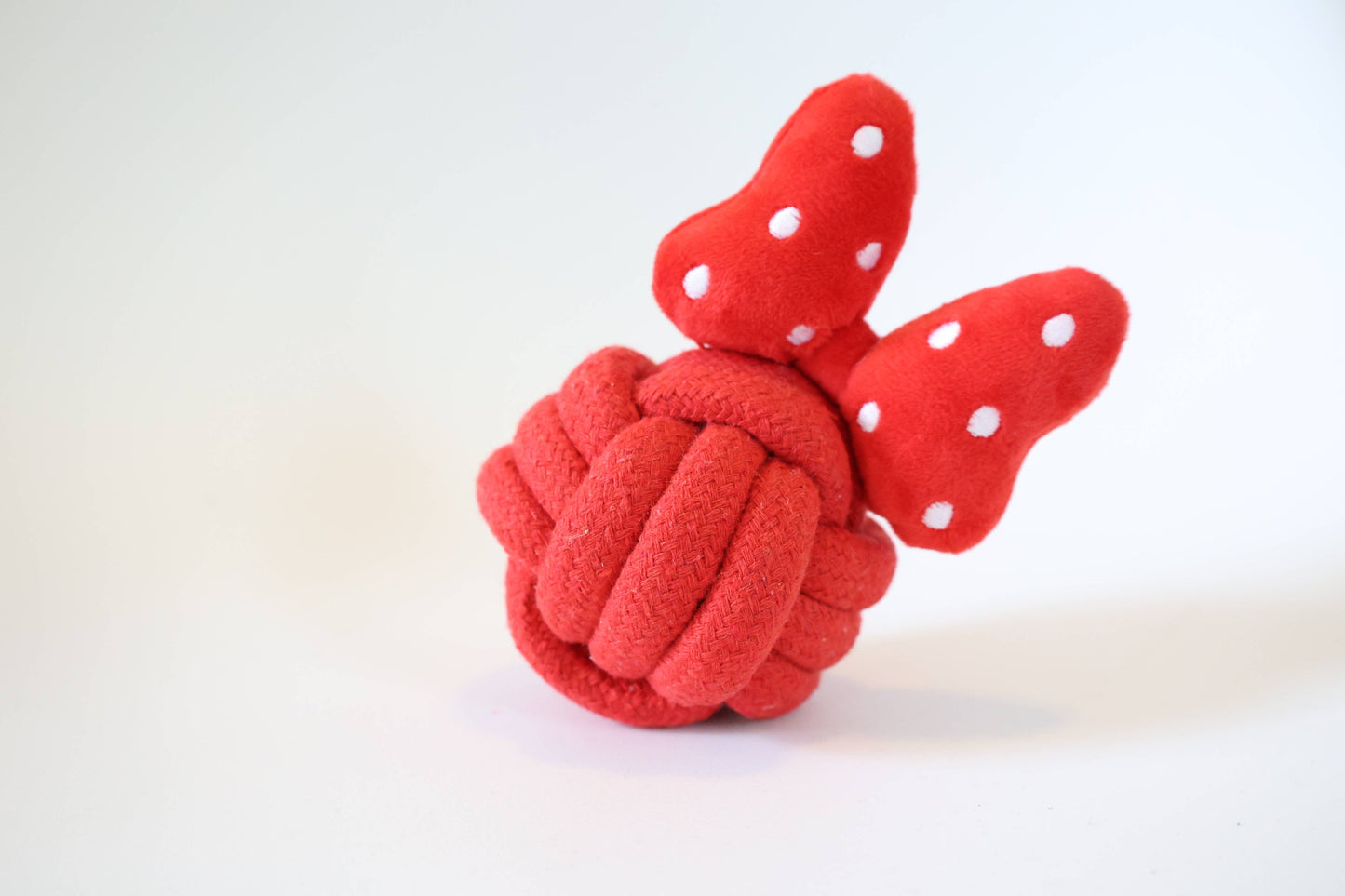 Kawaii Bowknot Rope Ball | Handmade Rope Toy| Eco-Friendly