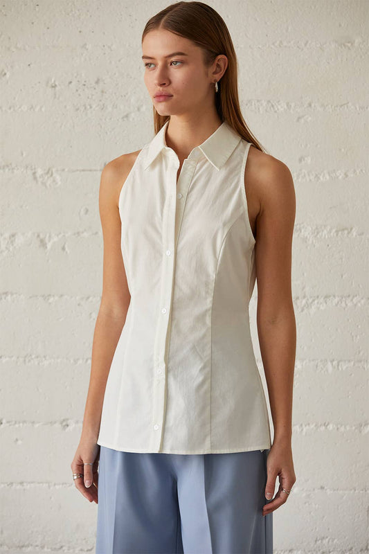 Halter Button up Tunic